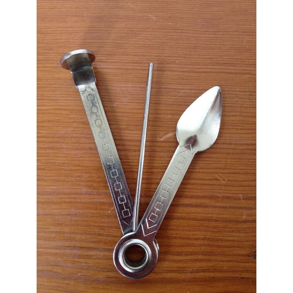 Vtg Mid Century Rogers Folding Travel 3 Pc Pipe Cleaning Cleaner Tool Set Japan